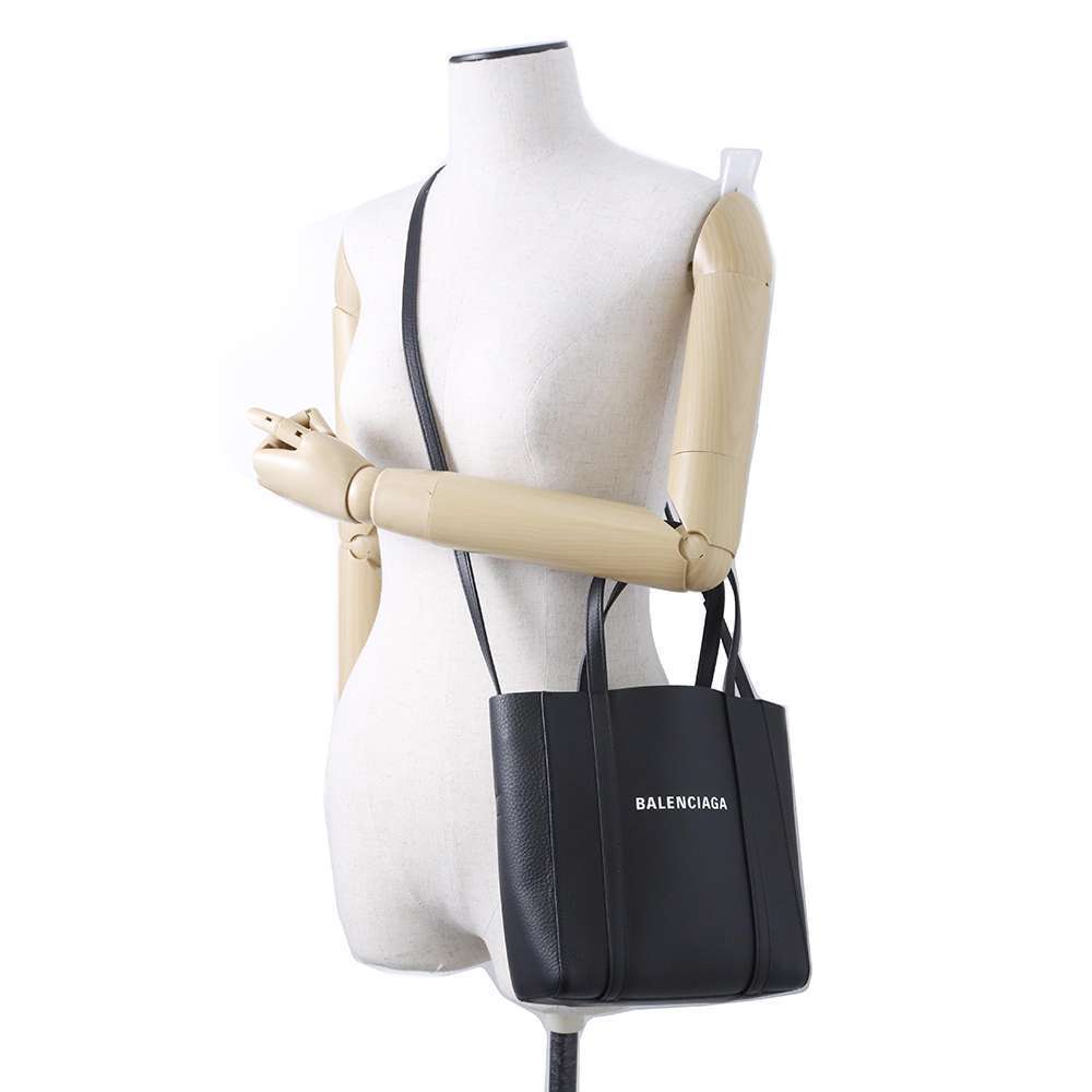 Balenciaga Shoulder Bag 2way Black Tote Bag View 6